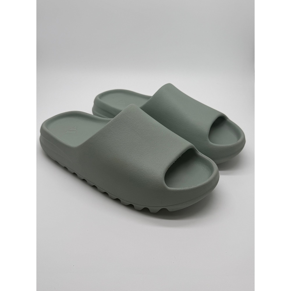 Adidas Yeezy Slide Men 11 Salt Green Grey Resin Foam Sandals ID4132